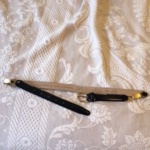 Black Waist Belt w/ Gold